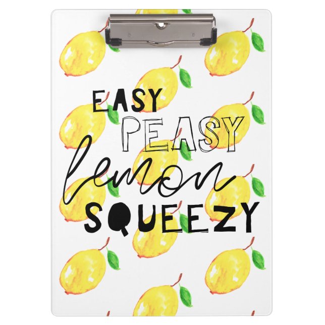 Zitrusfrüchte, niedliche Zitrusfrüchte Klemmbrett (Vorderseite)