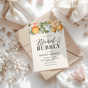 Zitrusfrüchte, Orangen und Blütenbrunch