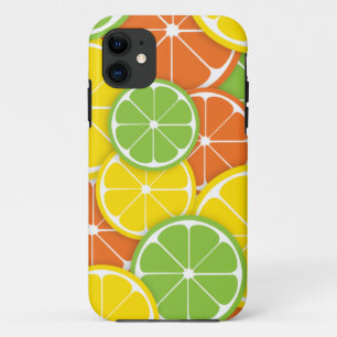 Zitrusfrüchte saftig, rund Zitrone, Limon orange S Case-Mate iPhone Hülle