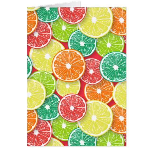 Zitrusfrüchte-Scheiben Pop Art 2 (Vorne)
