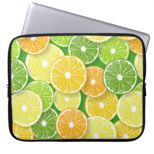 Zitrusfrüchte-Scheiben Pop Art 3 Laptopschutzhülle