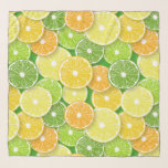 Zitrusfrüchte-Scheiben Pop Art 3 Schal<br><div class="desc">Handgezeichnetes Vektormuster mit verschiedenen Scheiben von Zitrusfrüchten</div>