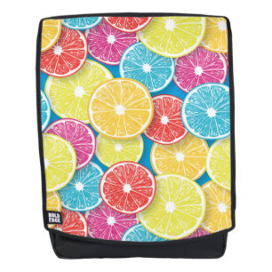 Zitrusfrüchte Scheiben Pop Art Rucksack