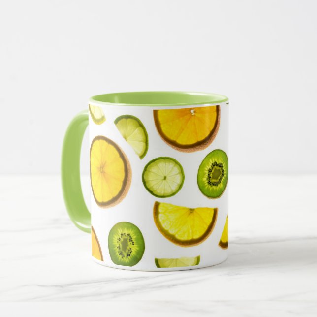 Zitrusfrüchte-Tasse Tasse (Vorderseite Links)