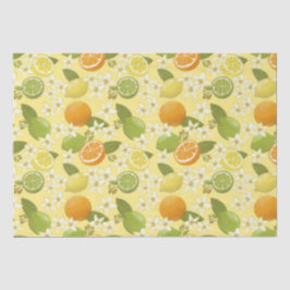 Zitrusfrüchte- und Blossom-Gewebe Seidenpapier