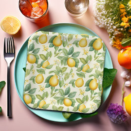 Zitrusfrüchte-Zitrusfrüchte Pappteller