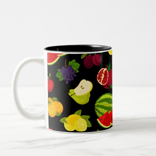 Zitrusfrüchte Zweifarbige Tasse (Links)