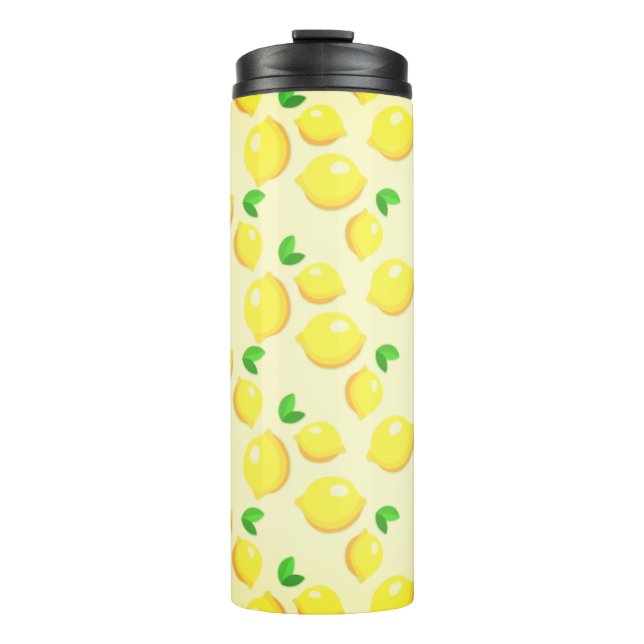 Zitrusfrüchtedesign Thermosbecher (Vorderseite)