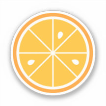 Zitrusfrüchtekleber