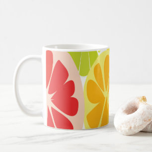 Zitrusfruchtmuster Kaffeetasse