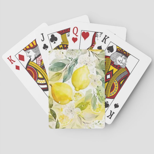 Zitrusgrün Spielkarten (Rückseite)
