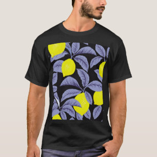 Zitruslimette, botanisches Vintage-Design. T-Shirt
