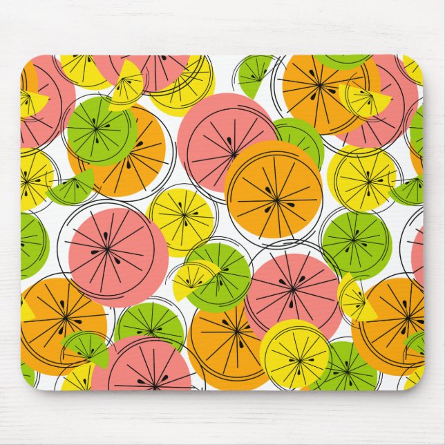 Zitrusmaus Mousepad (Vorne)