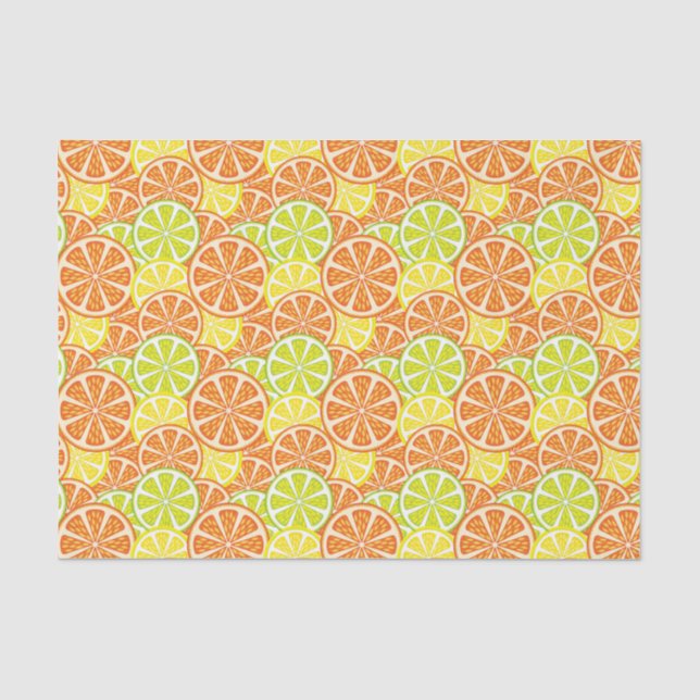 Zitrusmuster 2 seidenpapier (Vorderseite)