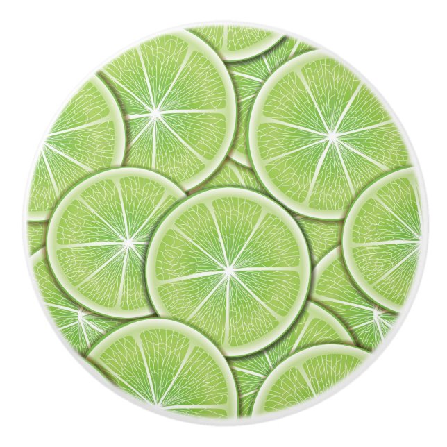 Zitrusmuster Keramikknauf (Vorderseite)