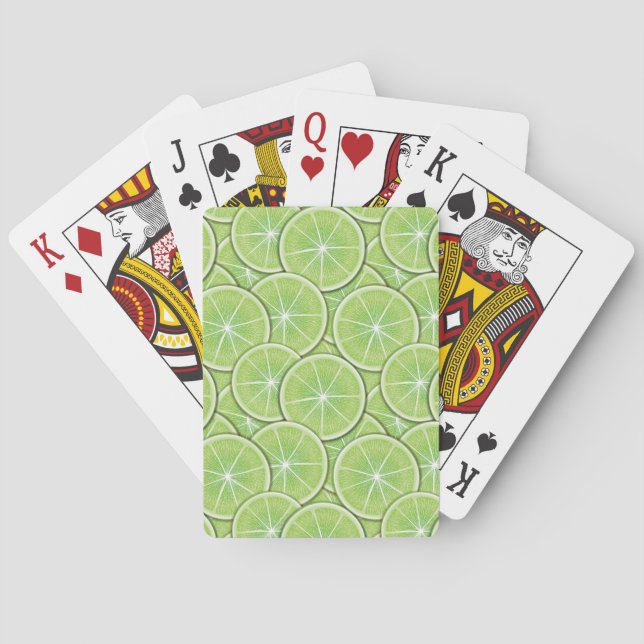 Zitrusmuster Spielkarten (Rückseite)