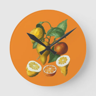ZITRUSOBST RUNDE WANDUHR