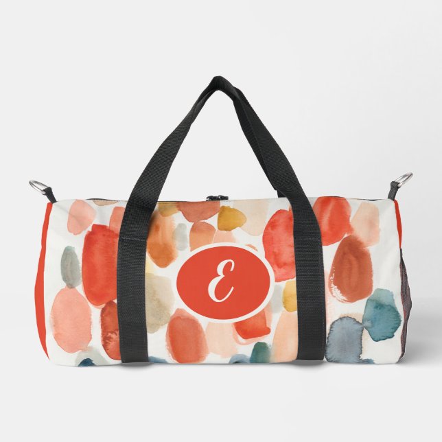 Zitrussaison - Korallen und Blausteine Duffle Bag (Vorderseite)