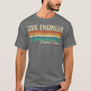 Zivil Engineer Ltd EditionBridge Builder Engineeri T-Shirt