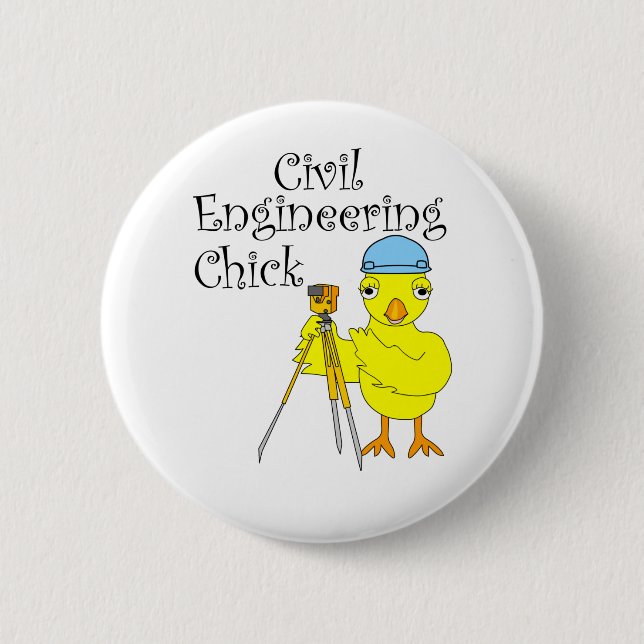 Zivil Engineering Chick Button (Vorderseite)