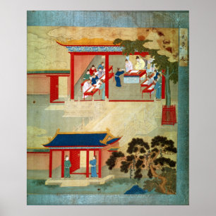 Zivil-Service-Prüfung unter Kaiser Jen Tsung Poster
