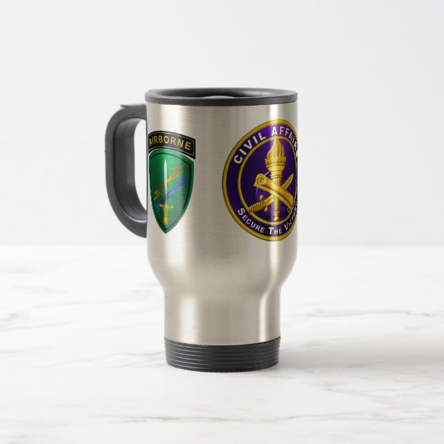 Zivilangelegenheiten Tasse (Vorderseite Links)
