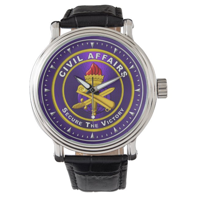 Zivile Angelegenheiten Armbanduhr (Vorderseite)