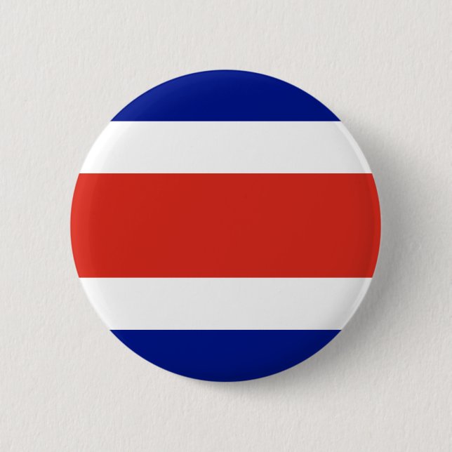 Zivile Flagge Costa Ricas Button (Vorderseite)