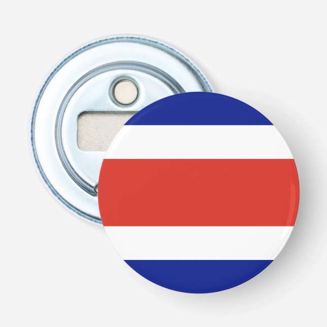 Zivile Flagge Costa Ricas Flaschenöffner (Vorderseite)