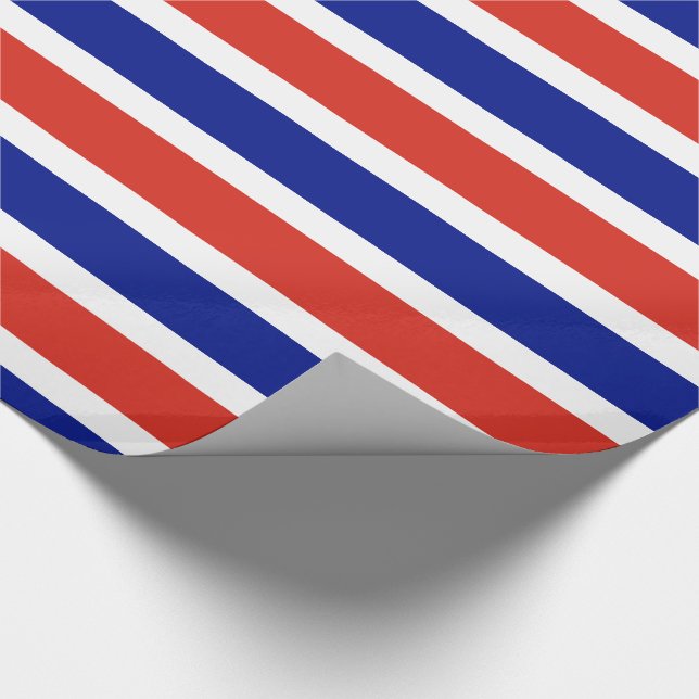 Zivile Flagge Costa Ricas Geschenkpapier (Ecke)