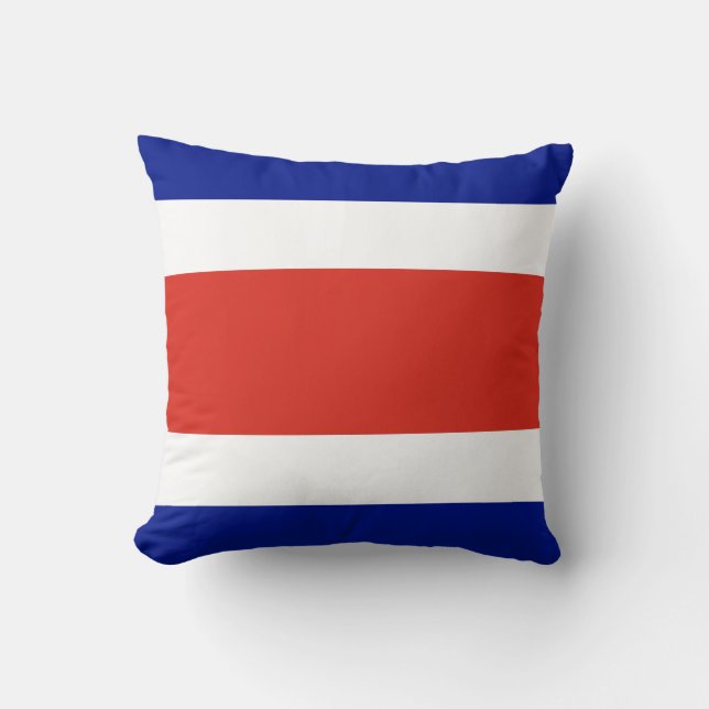 Zivile Flagge Costa Ricas Kissen (Vorderseite)