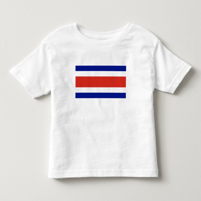 Zivile Flagge Costa Ricas Kleinkind T-shirt (Vorderseite)