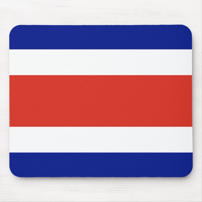Zivile Flagge Costa Ricas Mousepad (Vorne)