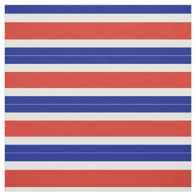Zivile Flagge Costa Ricas Stoff (Muster)