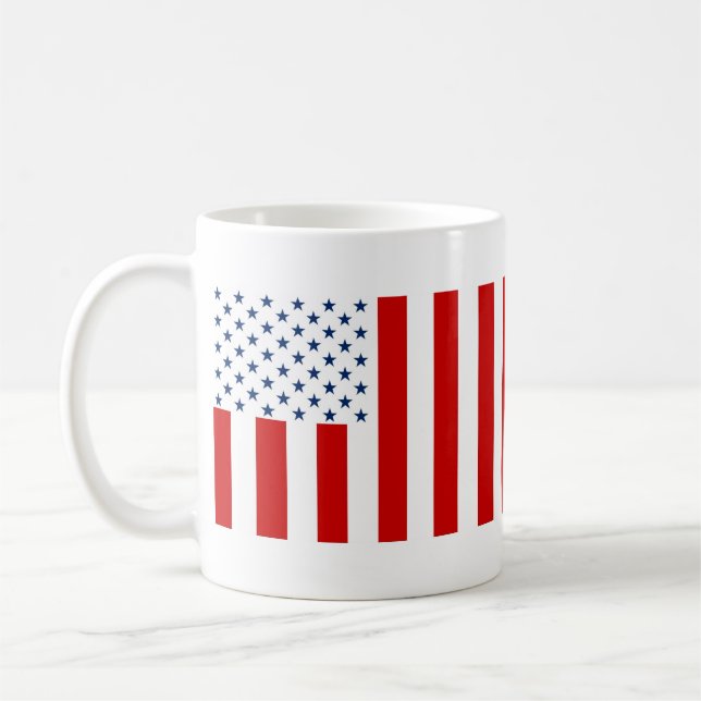 Zivile Flaggen-Söhne Vereinigter Staaten der Kaffeetasse (Links)