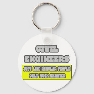 Zivile Ingenieure ... viel schlauer Schlüsselanhänger