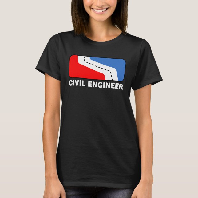 Zivile Ingenieurliga T-Shirt (Vorderseite)