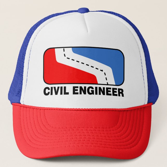 Zivile Ingenieurliga Truckerkappe (Vorderseite)