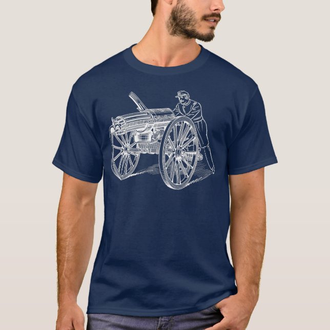 Zivile Kannonserneuerung aus dem Krieg T-Shirt (Vorderseite)