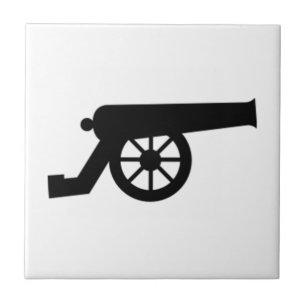 Zivile Kriegs-Kanone Fliese