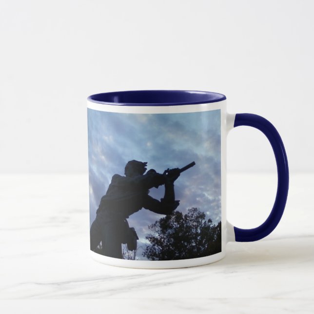 Zivile Kriegs-Statue-Tasse Tasse (Rechts)