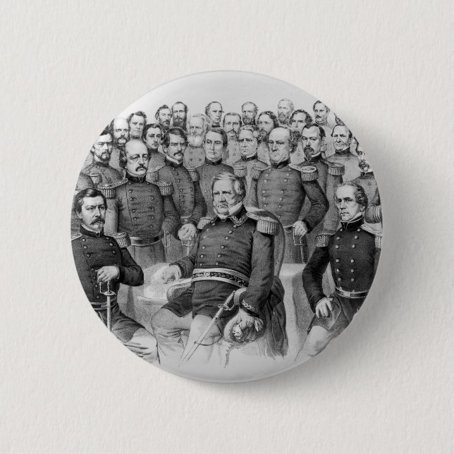 Zivile Kriegsgenerale auf der Gewerkschaft Button (Vorderseite)