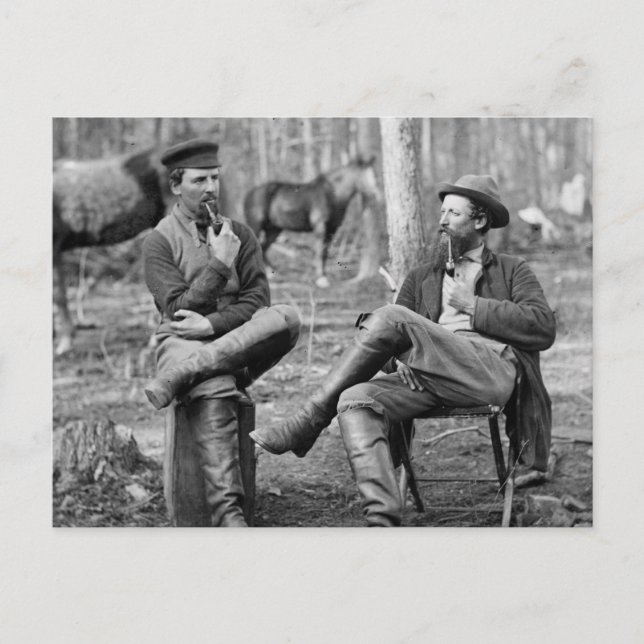 Zivile Kriegspfeifen, 1864 Postkarte (Vorderseite)