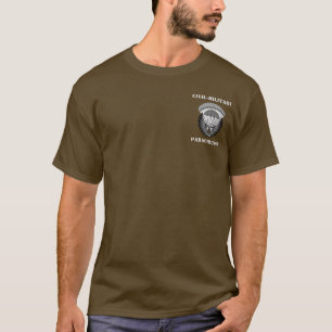 Zivile/militärische Parachutistische Flügel (CMP F T-Shirt