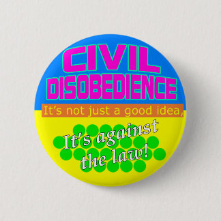 Zivile Missachtung Button