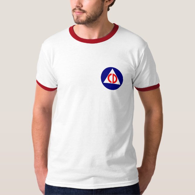 Zivile Verteidigung T-Shirt (Vorderseite)