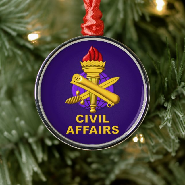 Zivile Weihnachten Ornament Aus Metall (Baum)