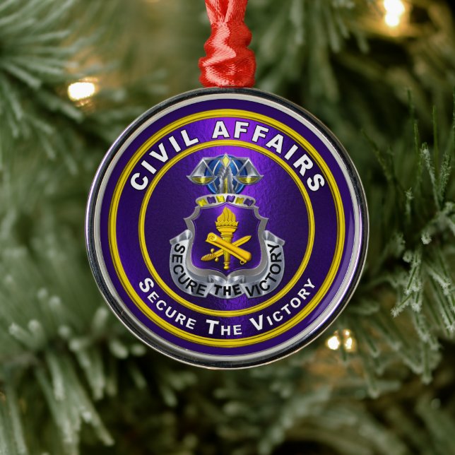 Zivile Weihnachten Ornament Aus Metall (Baum)