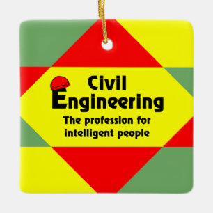 Ziviler Engineeringblock Keramikornament