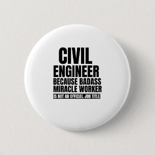 Ziviler Ingenieur, denn ein Wunder ist kein Wunder Button